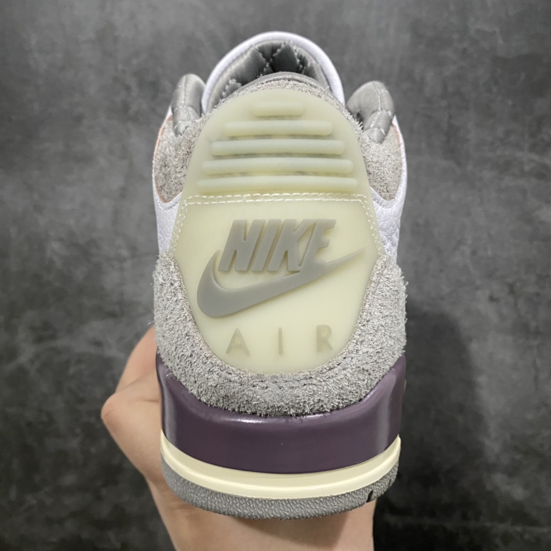 图片[3]-新DT版本AJ3 x AMM联名白灰 全新版本 细节升级 全方位细节对比原鞋 市售天花板级别 代理合作商零售高价必推版本 货号：DH3434-110 尺码：40.5 41 42 42.5 43 44 44.5 45 45.5 46 47.5-选品中心