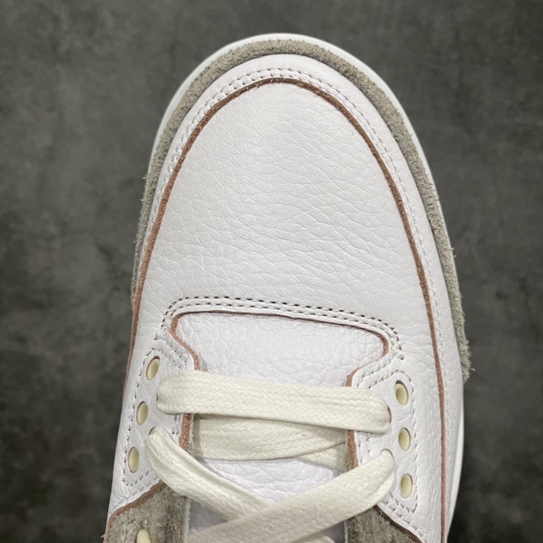 图片[5]-新DT版本AJ3 x AMM联名白灰 全新版本 细节升级 全方位细节对比原鞋 市售天花板级别 代理合作商零售高价必推版本 货号：DH3434-110 尺码：40.5 41 42 42.5 43 44 44.5 45 45.5 46 47.5-选品中心