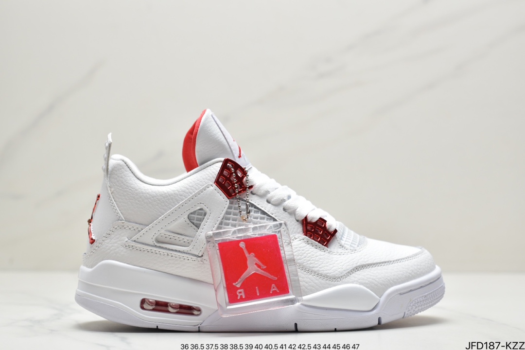 170 真标耐克Nike Air Jordan 4 Retro LS"Lightning"迈克尔·乔丹AJ4代中帮篮球鞋CT8527