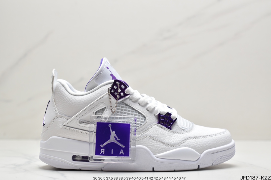 170 真标耐克Nike Air Jordan 4 Retro LS"Lightning"迈克尔·乔丹AJ4代中帮篮球鞋CT8527