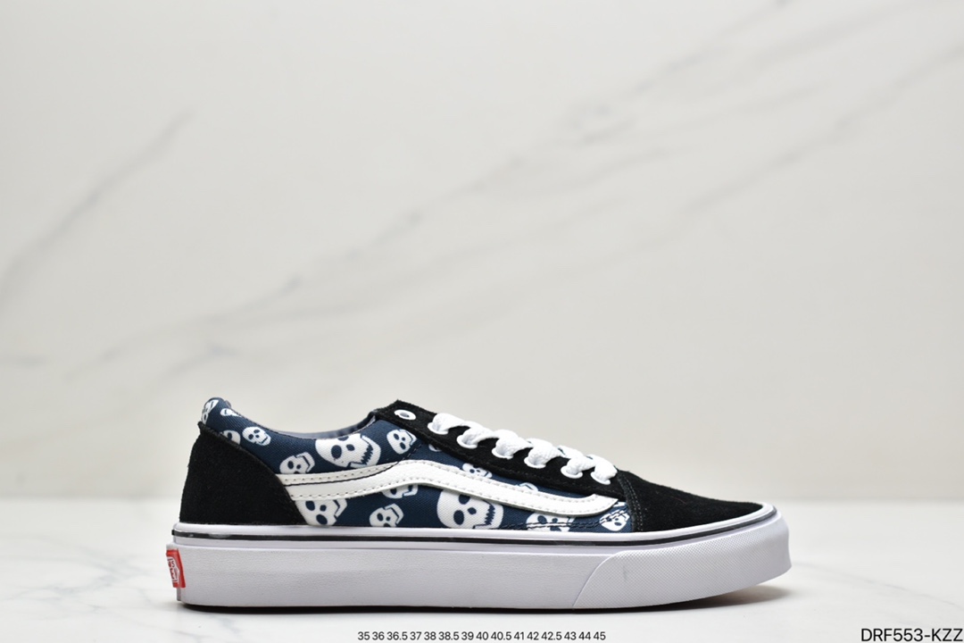 115 真标VANS 万斯 Old Skool 时尚百搭 耐磨防滑硫化底帆布鞋