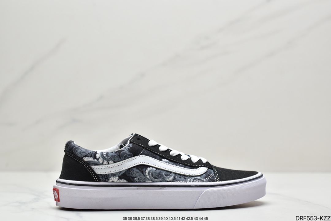 115 真标VANS 万斯 Old Skool 时尚百搭 耐磨防滑硫化底帆布鞋