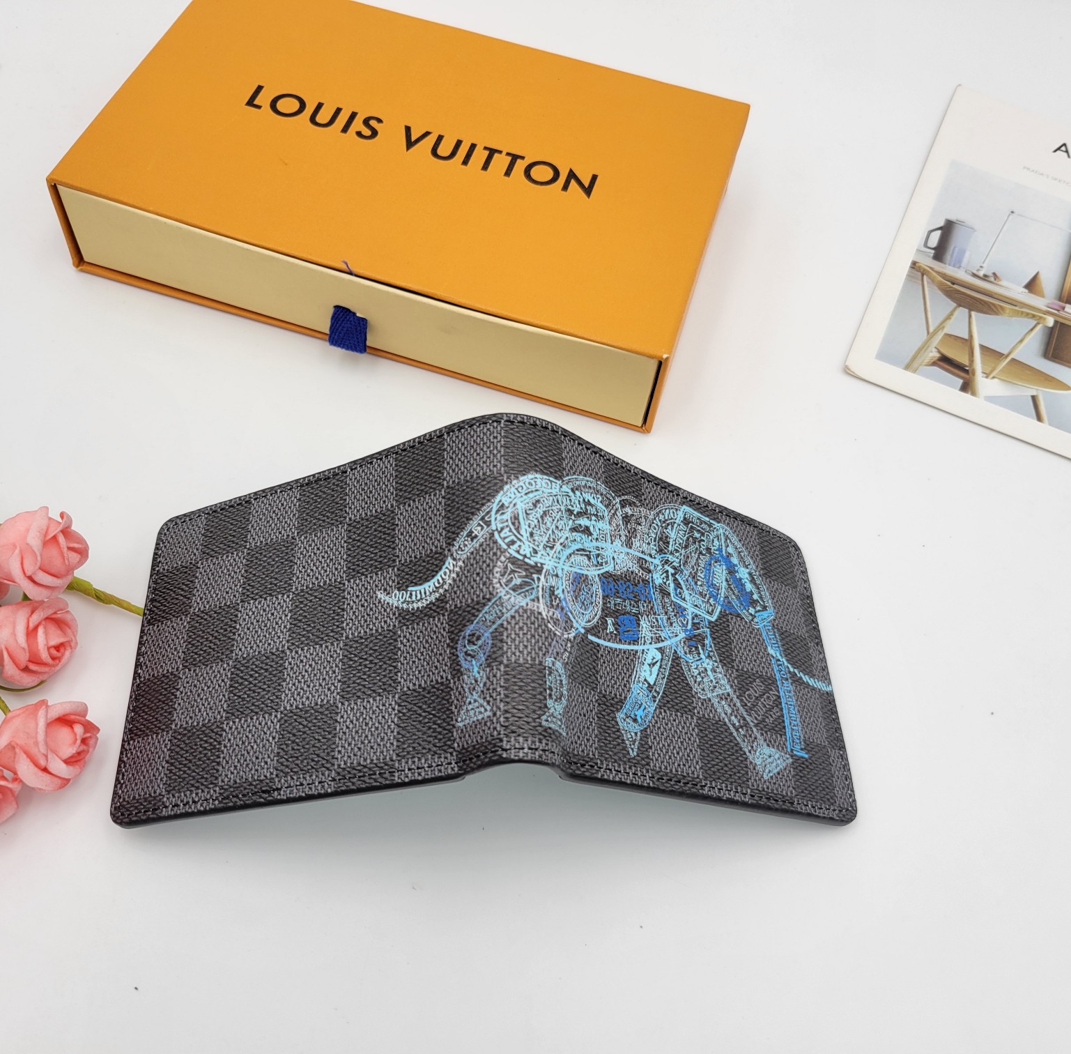 Leather Bifold Wallet - In-Pocket Example