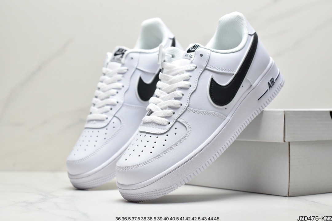 140 耐克Air Force 1 ‘07 Low 白灰 空军低帮经典休闲板鞋 AQ3778