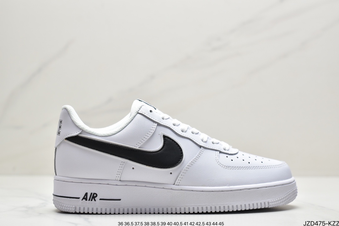 140 耐克Air Force 1 ‘07 Low 白灰 空军低帮经典休闲板鞋 AQ3778