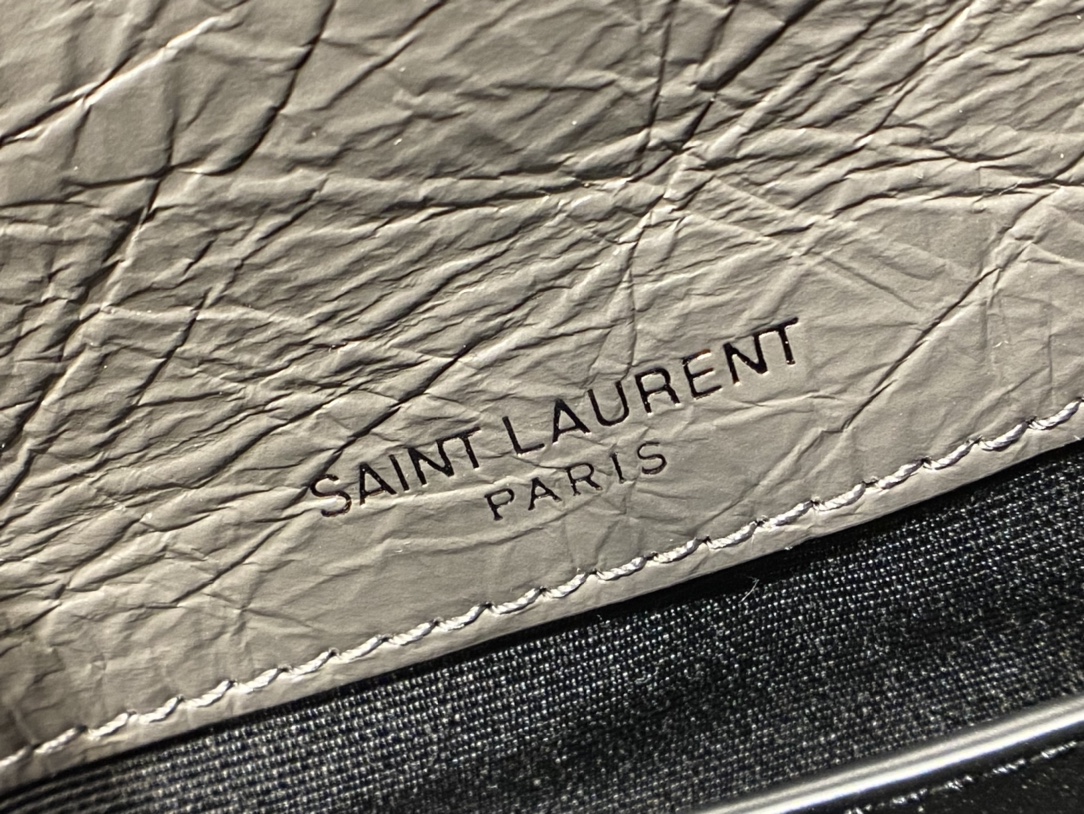 YSL Niki 22CM 邮差包 633151深灰色