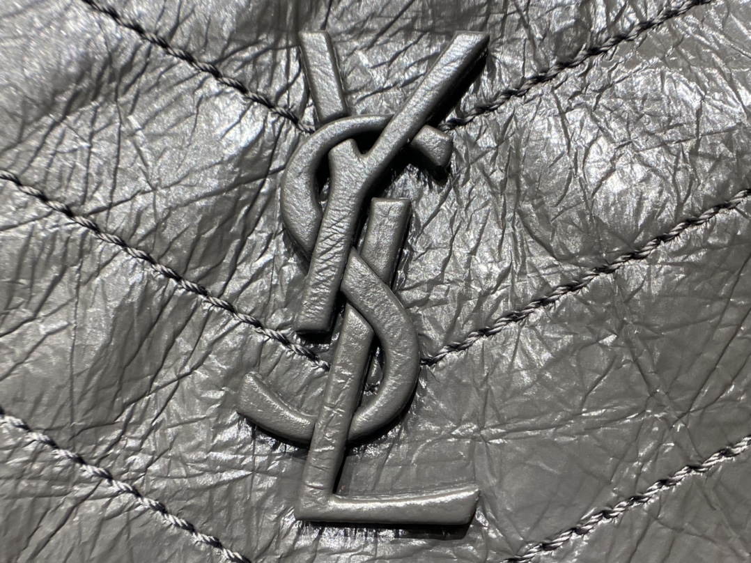 YSL Niki 22CM 邮差包 633151深灰色