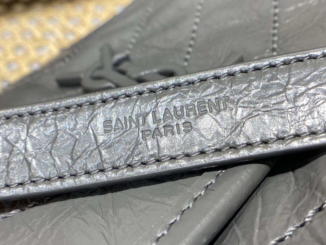 YSL Niki 22CM 邮差包 633151深灰色