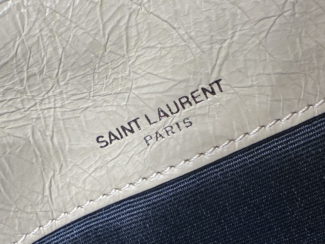 YSL Niki 22CM 邮差包 633151奶茶色
