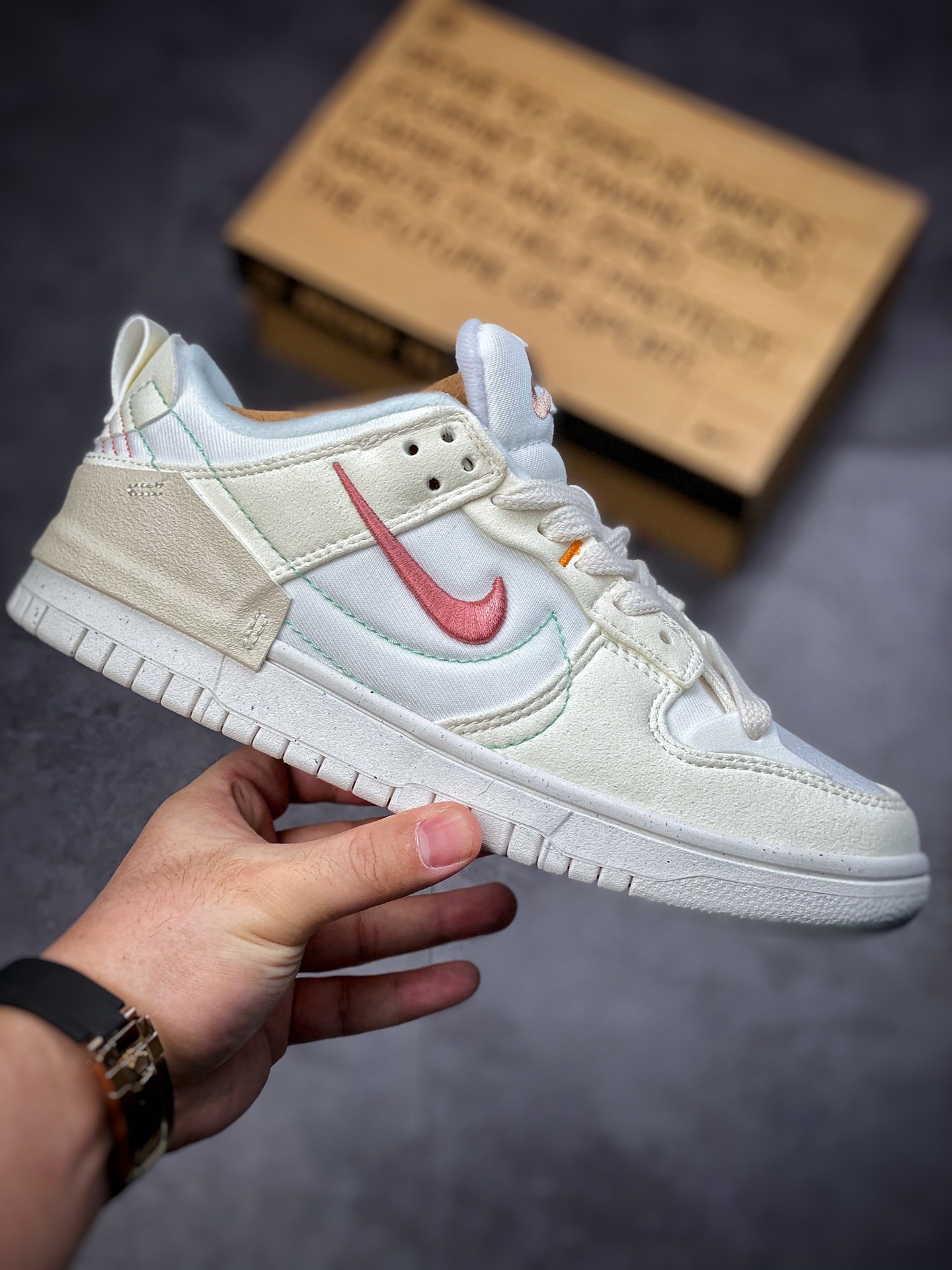 200 Nike Dunk Low Disrupt 2“Pale lvory” 奶油白  DH4402-100