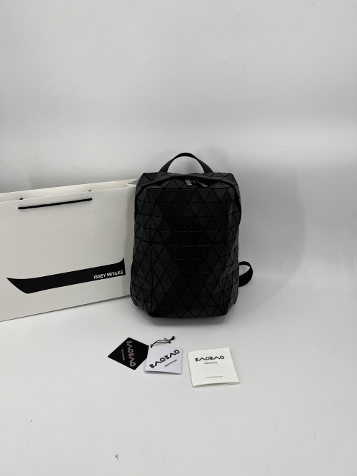 Issey Miyake Matte Crystal Backpack Unisex Authentic Design - Matte Black