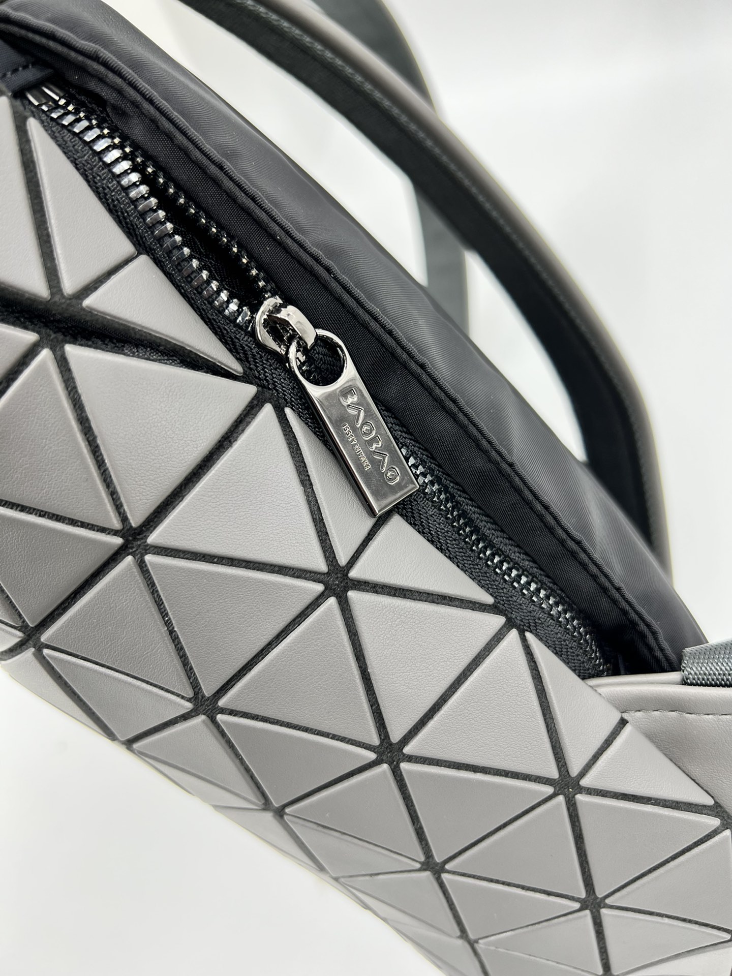 Issey Miyake BAO BAO Geometric Backpack, Unisex, Gray, 39x28.5x11cm 9 i1650573846 154 7