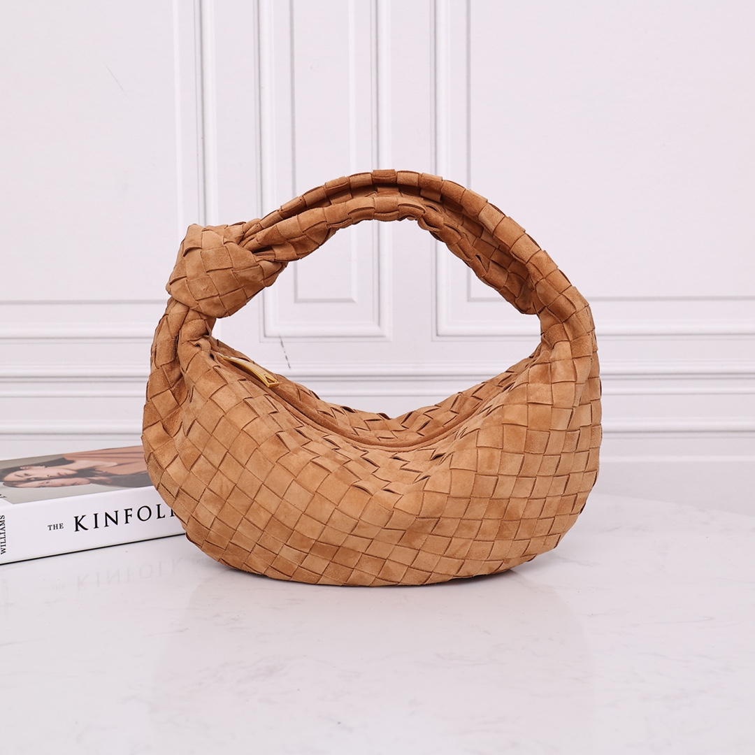 Sac à main Jodie en daim tressé avec nœud