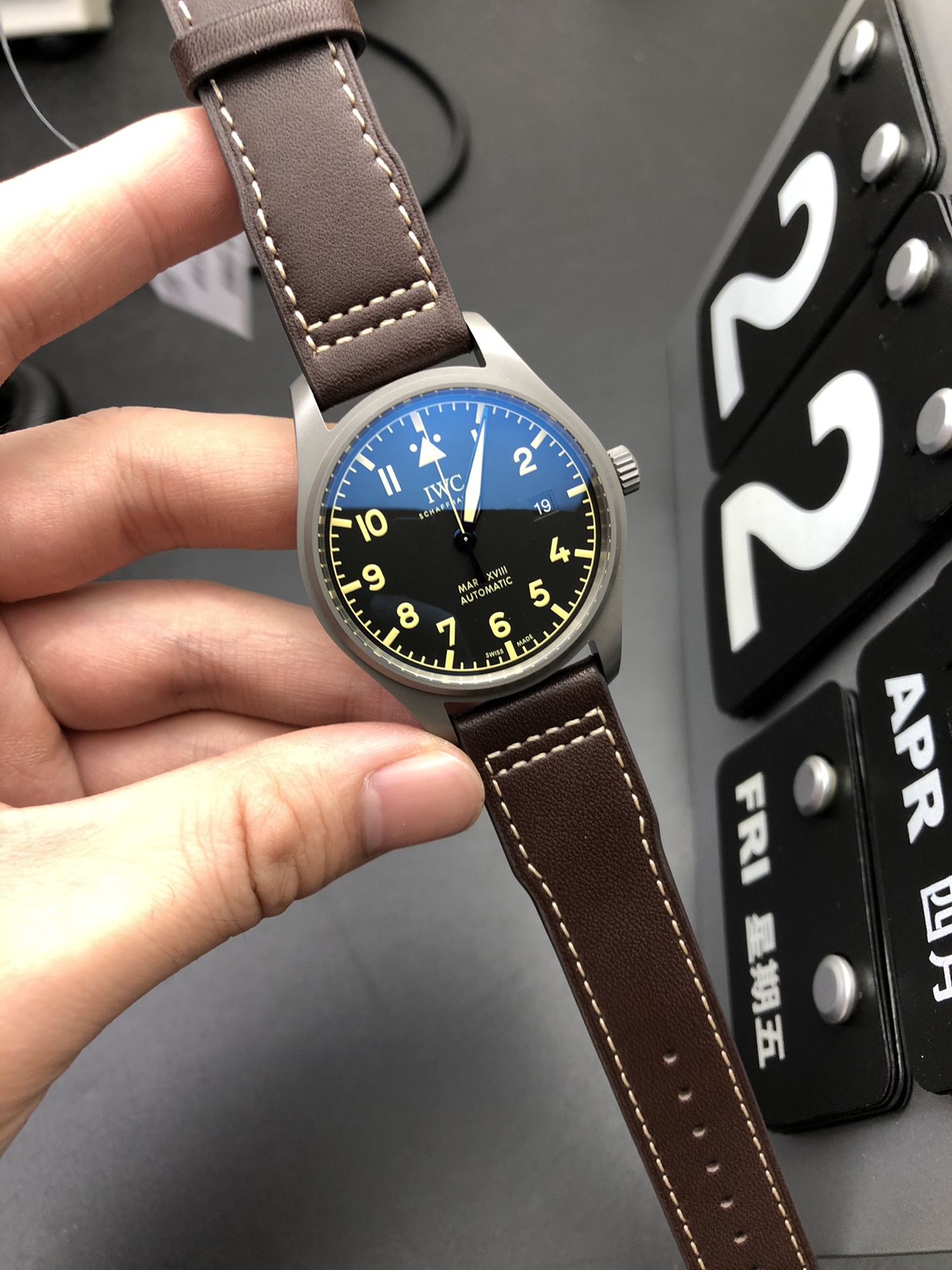 IWC V7 钛壳马克十八