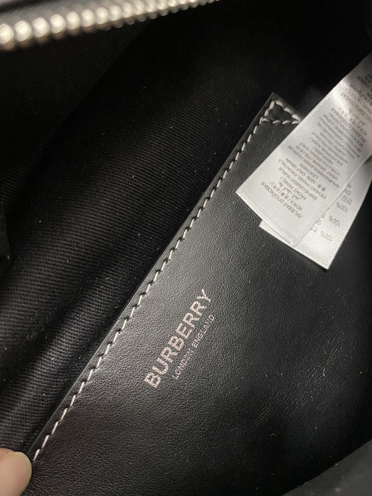 Burberry巴宝莉最新桦木棕格纹腰包