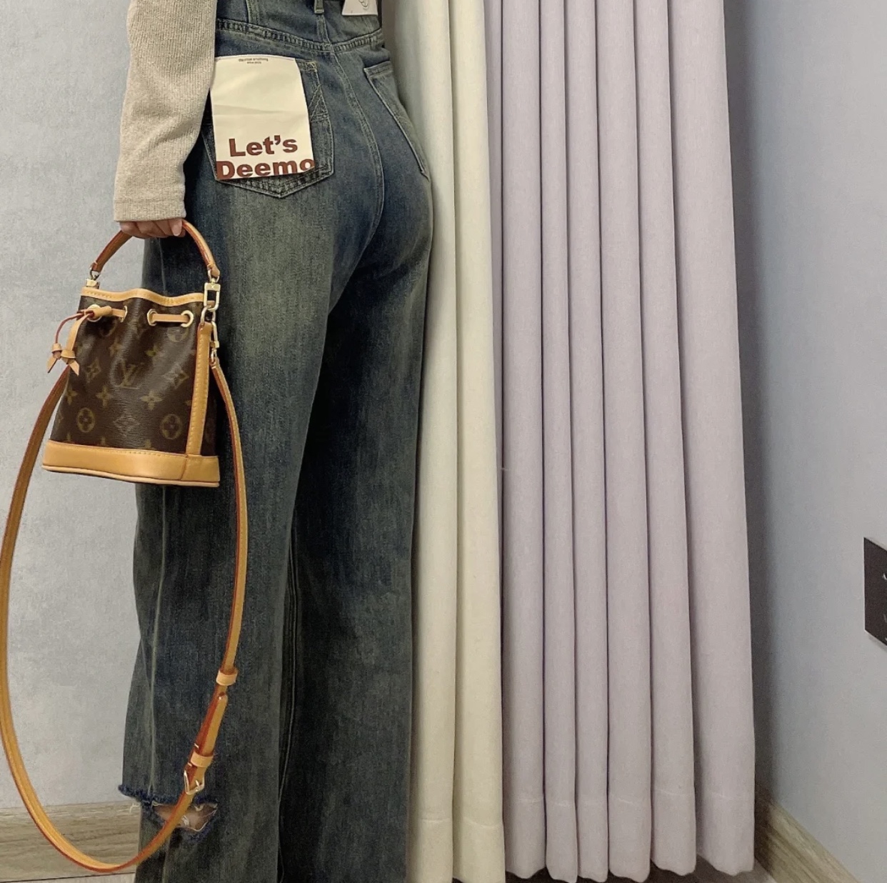 NO:176739,M81266 new bucket bag upper body renderings,19860909M81266 新款水桶包上身效果图,,Bag