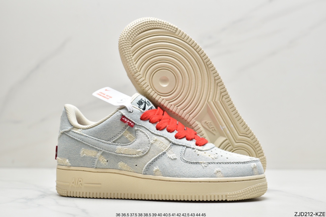 240 耐克Air Force 1 ’07 Low 原楦头原纸板打造纯正空军版型 VI6396