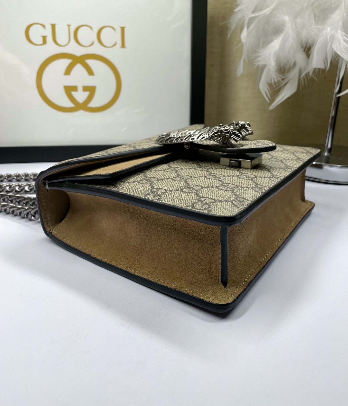 G家 酒神包 小号 ダブルタイガーヘッドデザイン