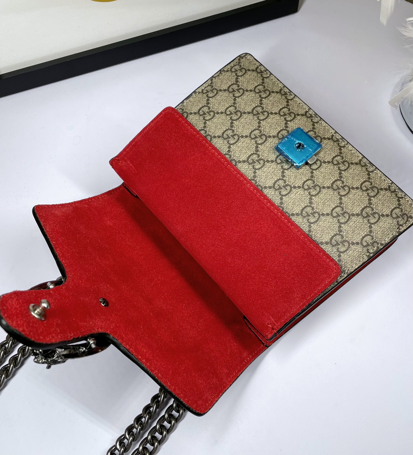 G家 酒神包 小号 ダブルタイガーヘッドデザイン