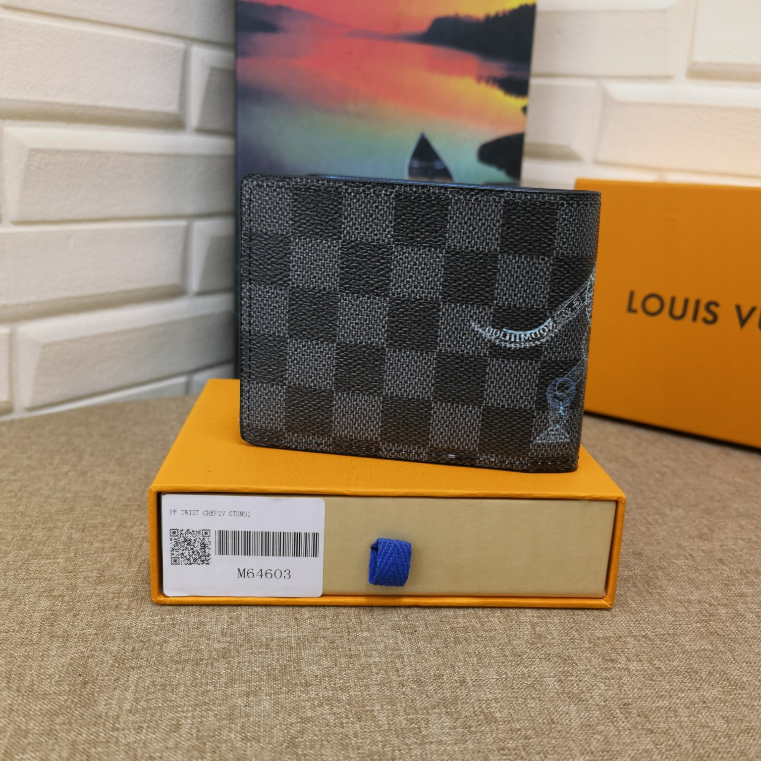 Leather Bifold Wallet - Open