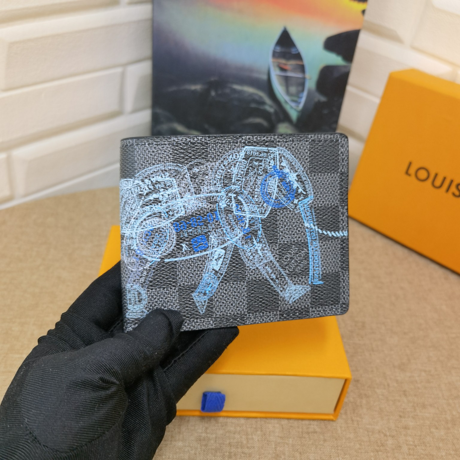 Classic Leather Wallet - Texture Detail