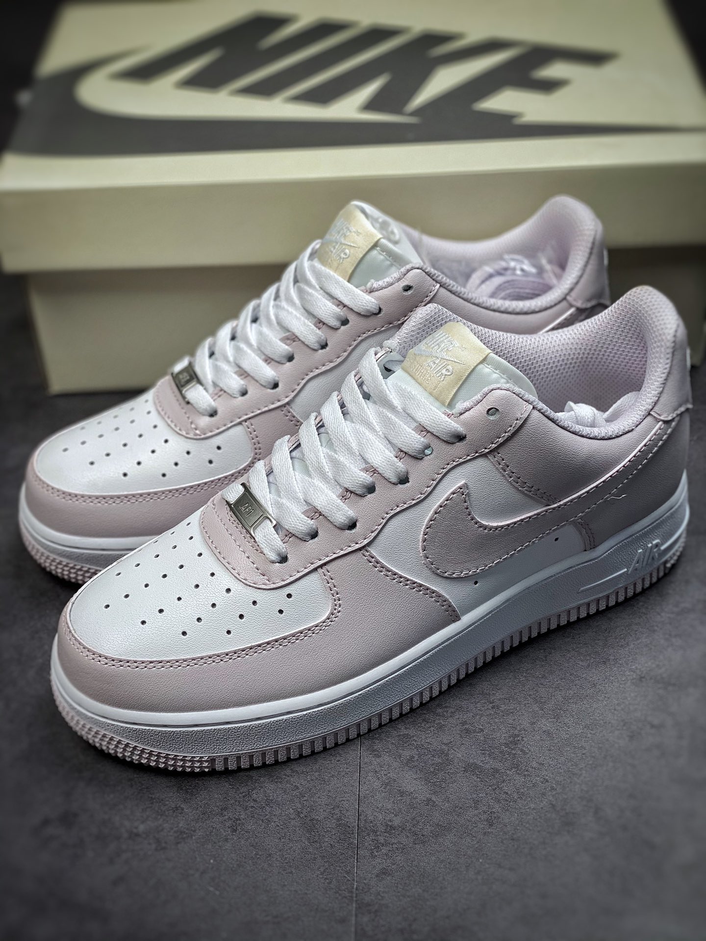 240 Nike Air Force 1 Low 07 浅粉 #原楦头原纸板 打造纯正空军版型BS8861-505