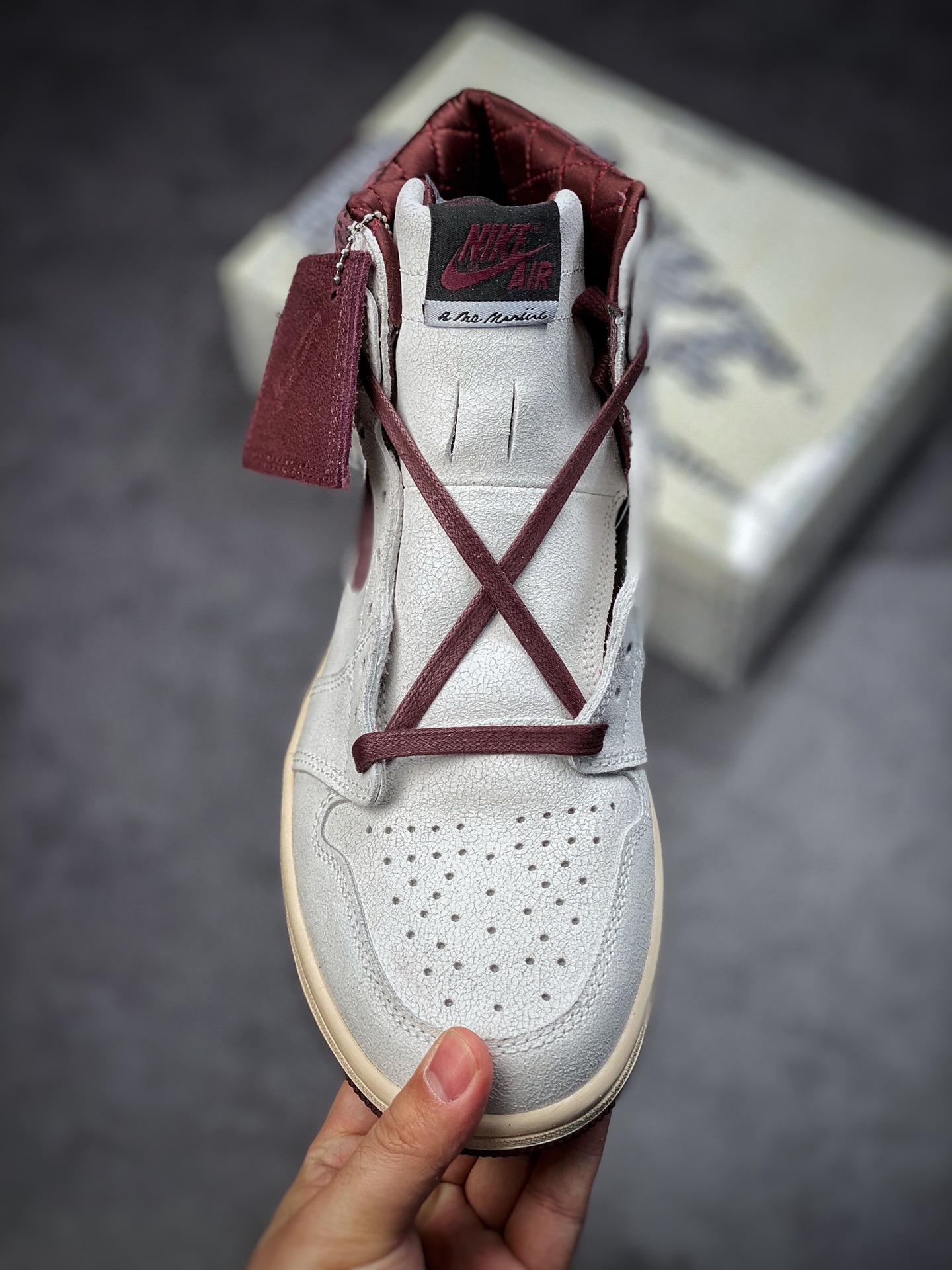 260 顶级性价比清洁度完美 外贸原装 Air Jordan 1 白棕 蛇纹 DO7097-100