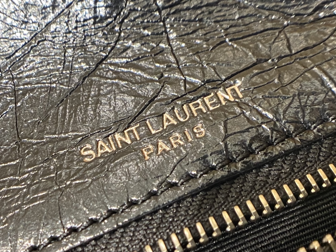 YSL Niki 28CM 邮差包 633158黑色