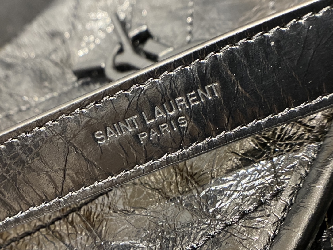 YSL Niki 28CM 邮差包 633158黑色
