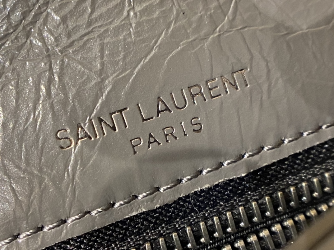 YSL Niki 28CM 邮差包 633158深灰色