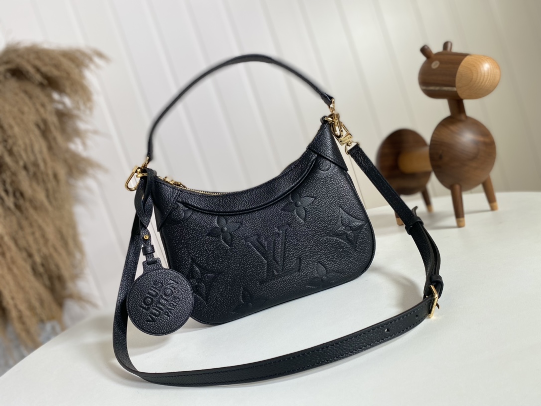 Louis Vuitton Bags Handbags Black White Empreinte​ M46002