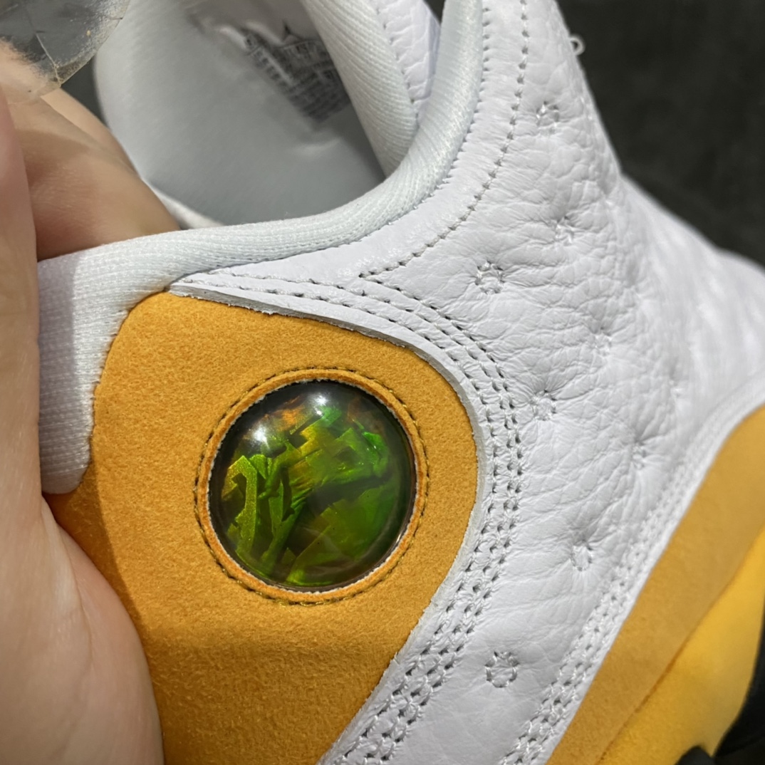 图片[9]-莞产纯原AJ13白黄414571-167 原厂级别 全新开发 打造最强版 原厂真碳纤维碳板 原装3D真猫眼 尺码： 40-47.5-选品中心