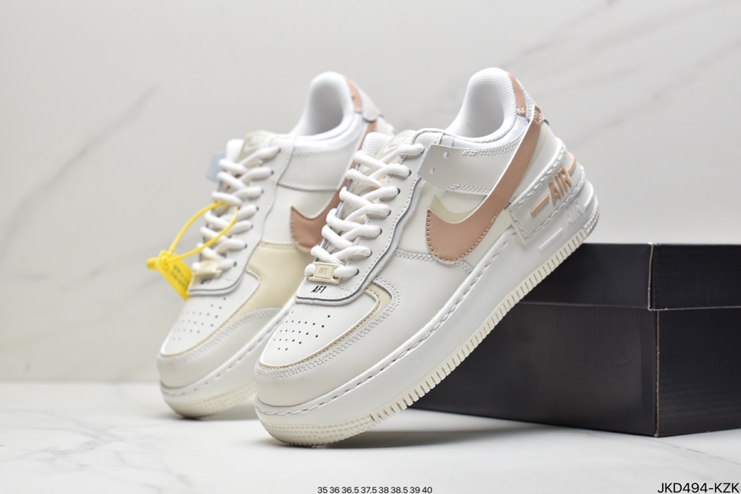 160 耐克Nike Air Force 1 Low Fur-Lined Shadow 灰褐 CT1985-700