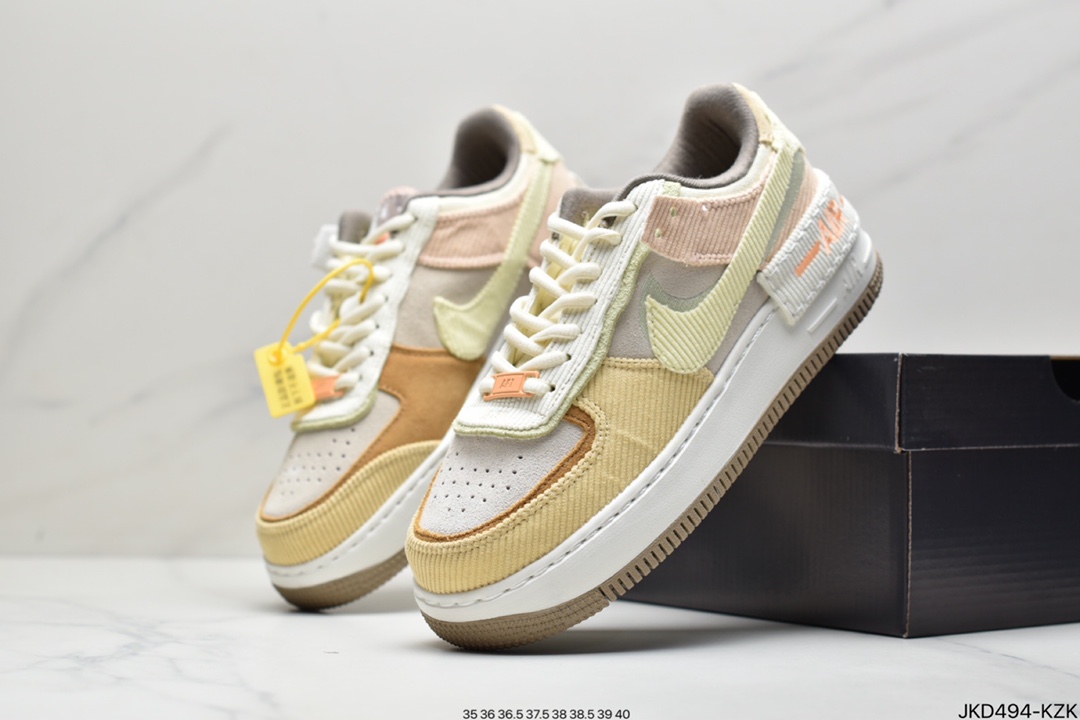 160 耐克Nike Air Force 1 Low Fur-Lined Shadow 灰褐 CT1985-700