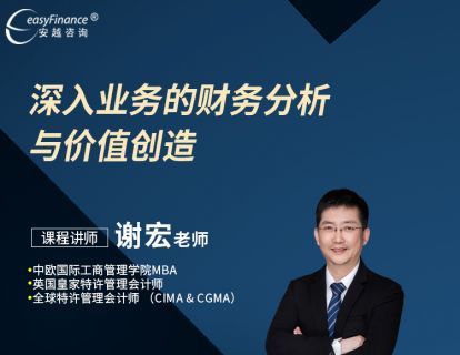 《安越咨询-深入业务的财务分析与价值创造》