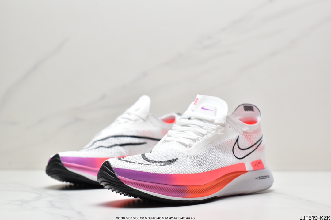 135 耐克Nike Zoomx Streakfly Proto 低帮跑步鞋白黑橙DH9275