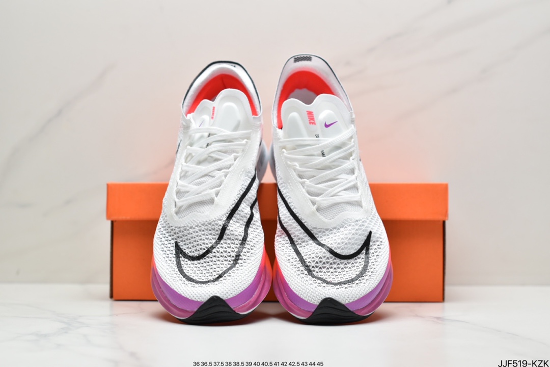 135 耐克Nike Zoomx Streakfly Proto 低帮跑步鞋白黑橙DH9275