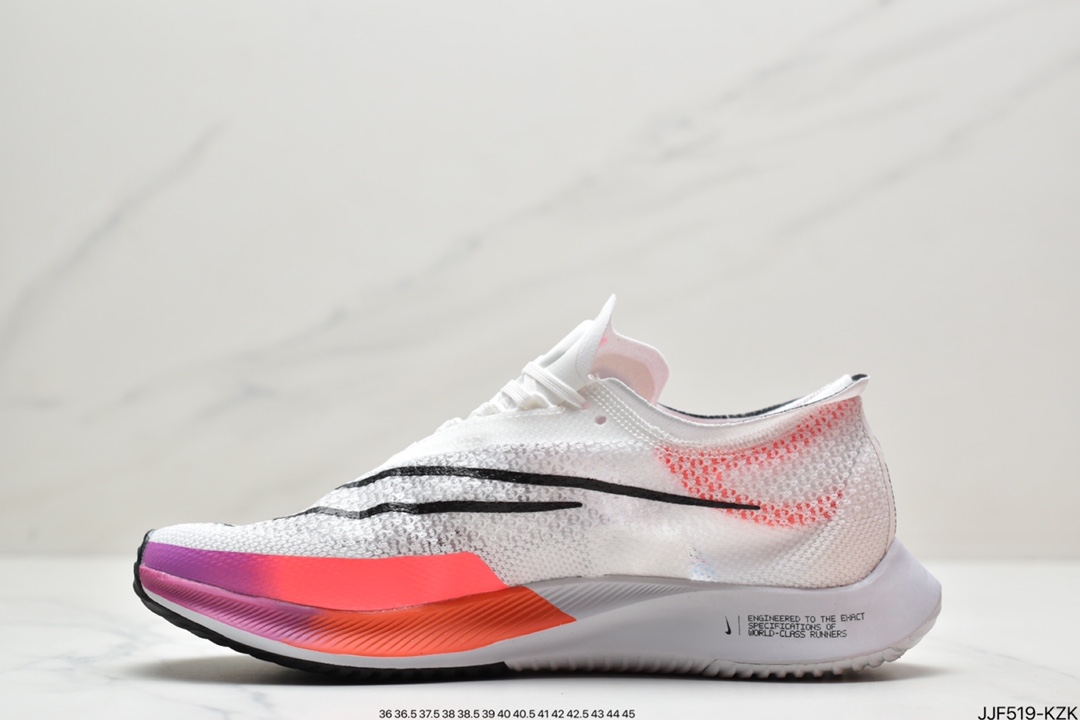 135 耐克Nike Zoomx Streakfly Proto 低帮跑步鞋白黑橙DH9275
