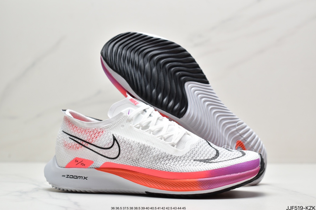 135 耐克Nike Zoomx Streakfly Proto 低帮跑步鞋白黑橙DH9275
