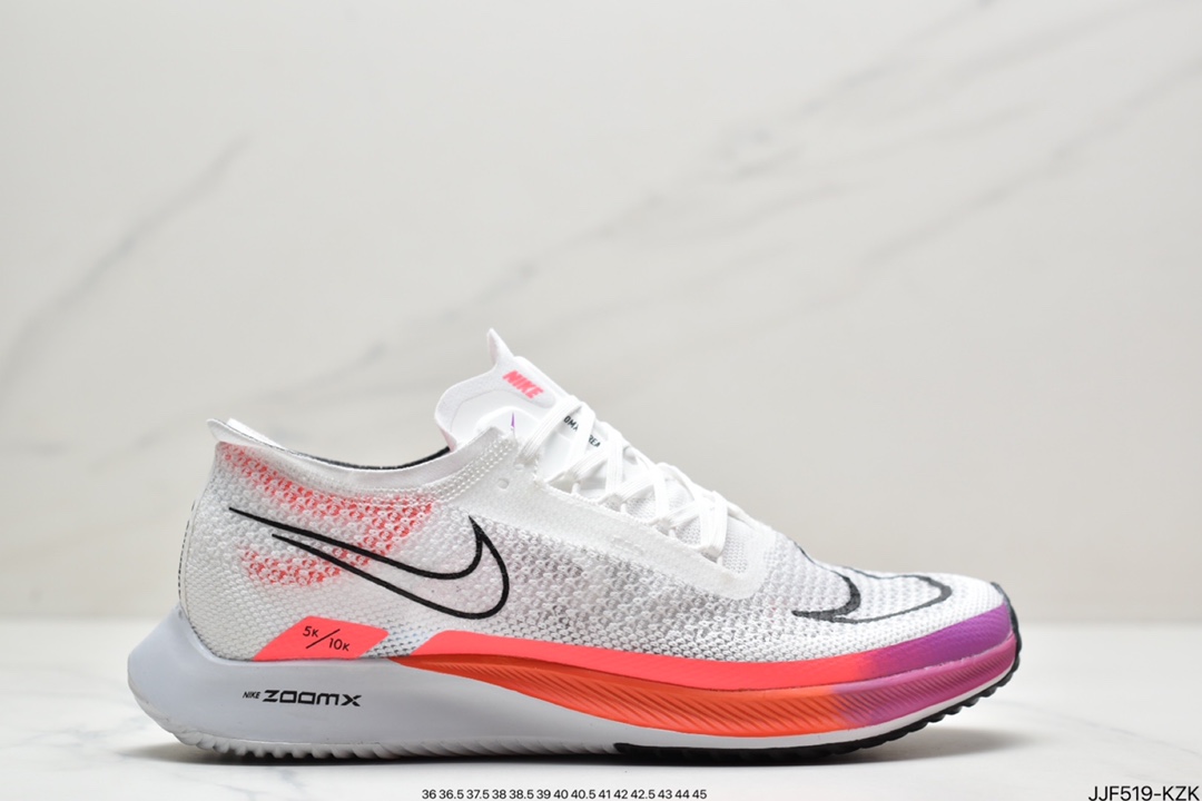 135 耐克Nike Zoomx Streakfly Proto 低帮跑步鞋白黑橙DH9275