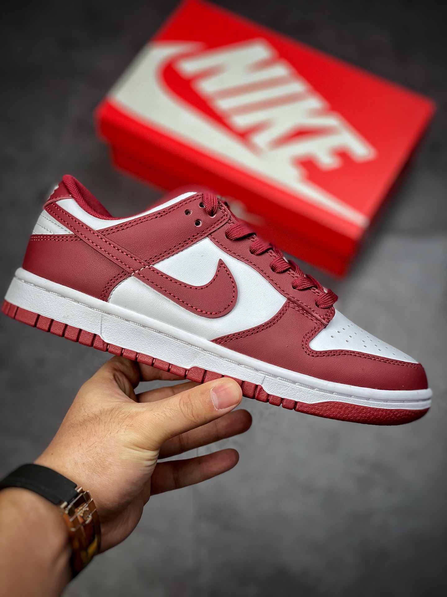 350 #市面最高版本 Nike Dunk Low Retro Team Red 团队红 DD1391-601