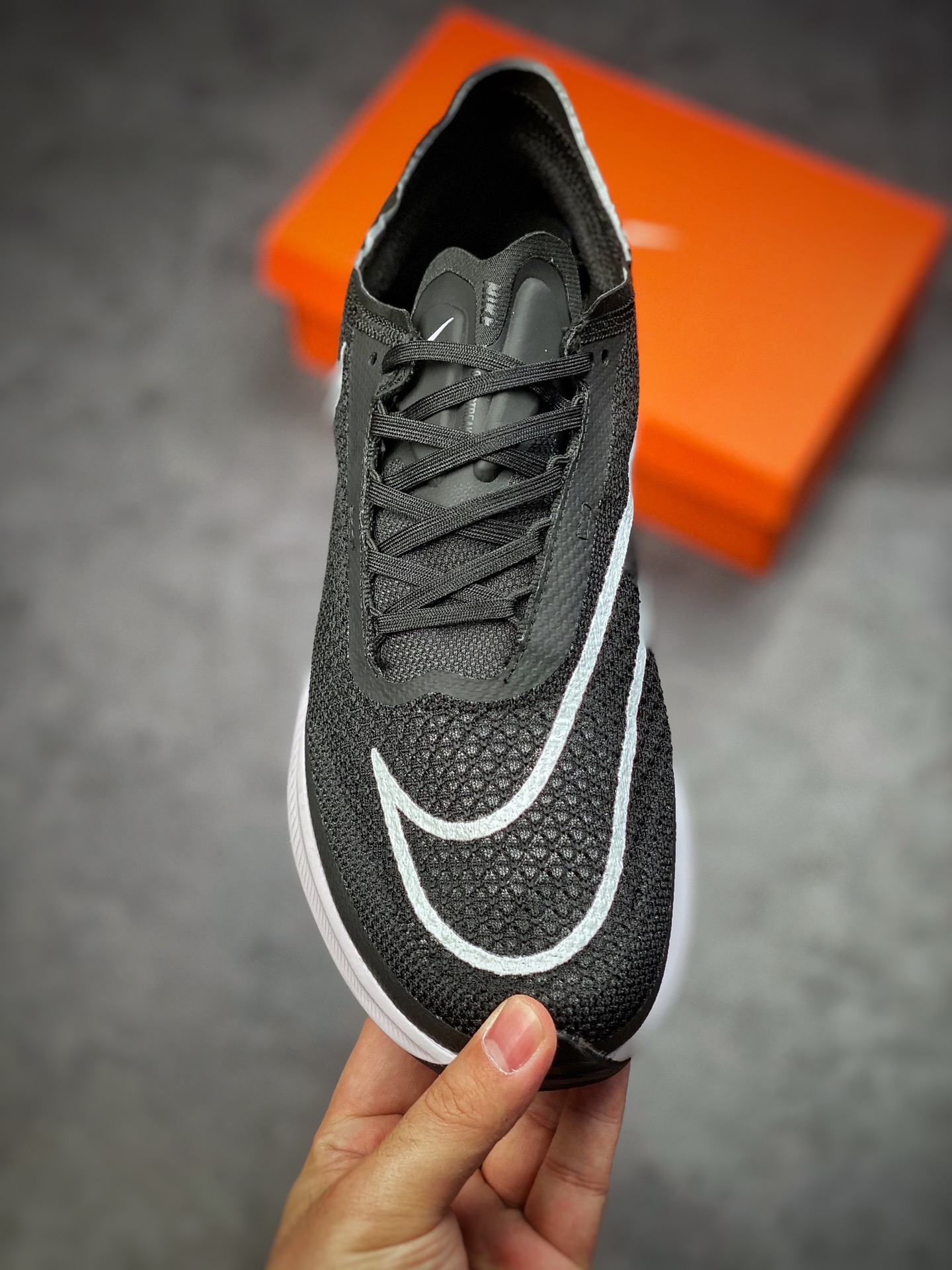 160 Nike ZoomX streakfly Proto 低帮跑鞋黑白 DJ6566-100
