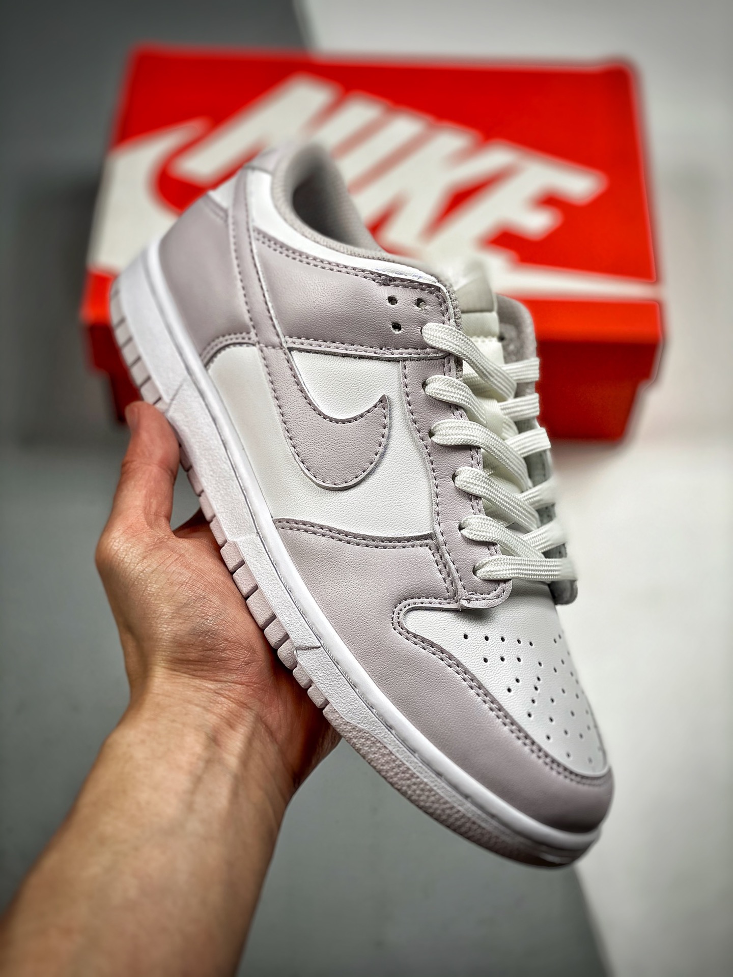 -4 Nk Dunk SB Low púrpura claro, material de capa superior original, corte exclusivo, el procesamiento de destilación a…