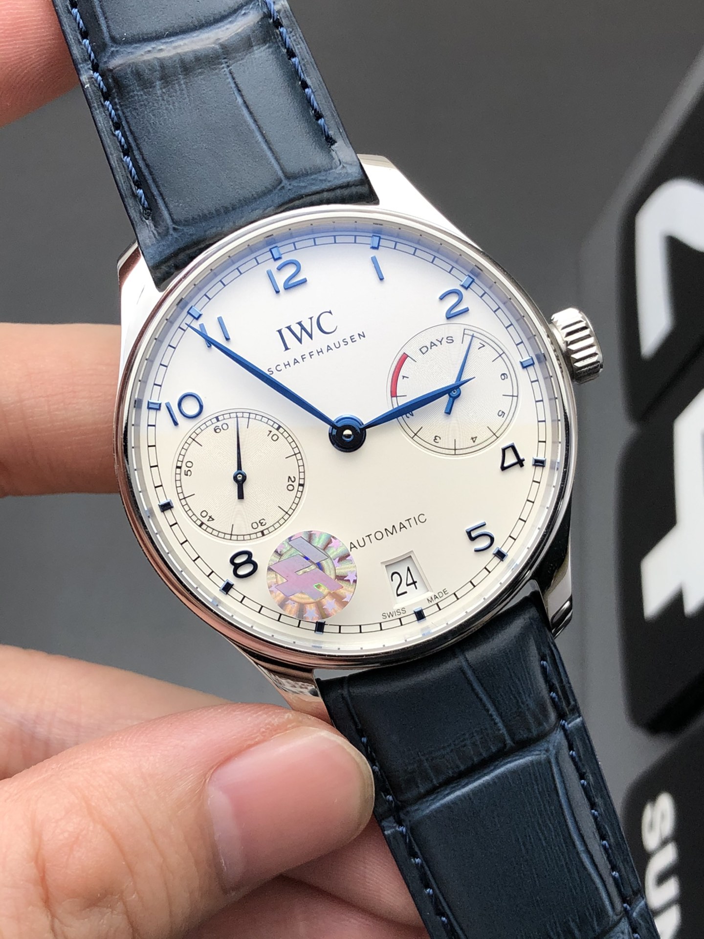 IWC 白面蓝针葡七