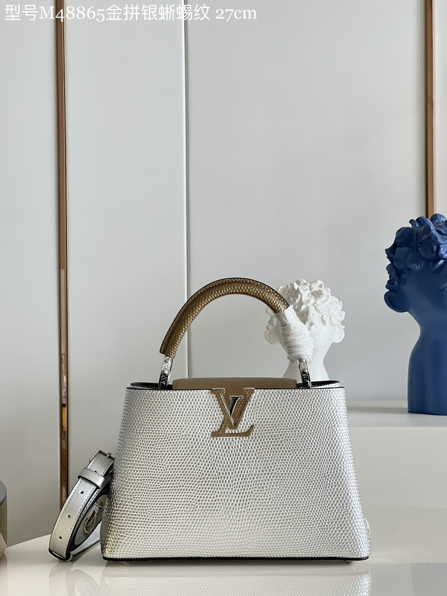 The highest quality fake
 Louis Vuitton LV Capucines Bags Handbags Calfskin Cowhide M48865