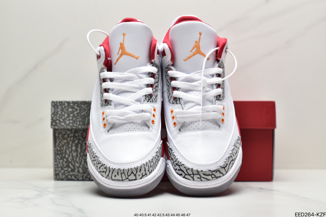 370 纯原Air Jordan 3 Retro ”Cardinal Red” 白酒红 CT8532-126