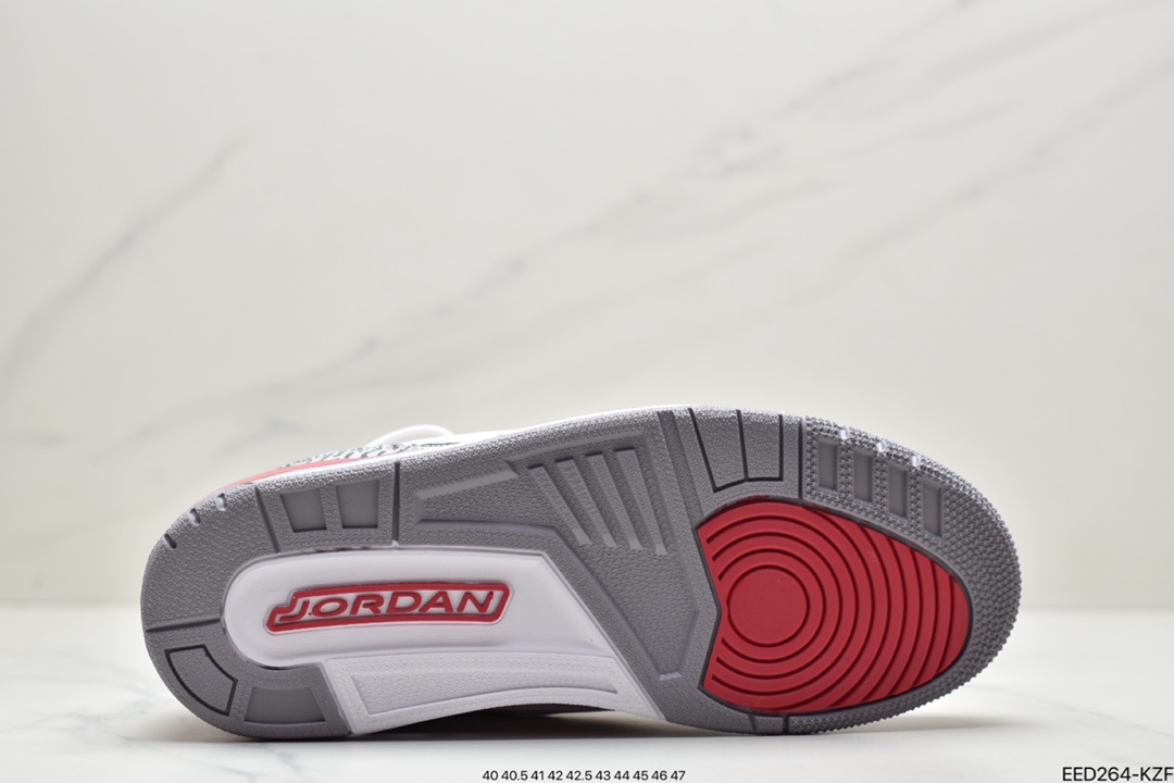 370 纯原Air Jordan 3 Retro ”Cardinal Red” 白酒红 CT8532-126