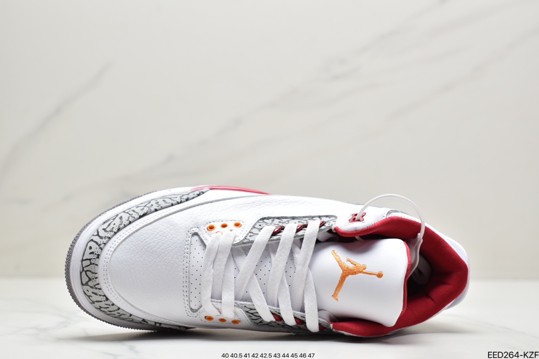 370 纯原Air Jordan 3 Retro ”Cardinal Red” 白酒红 CT8532-126