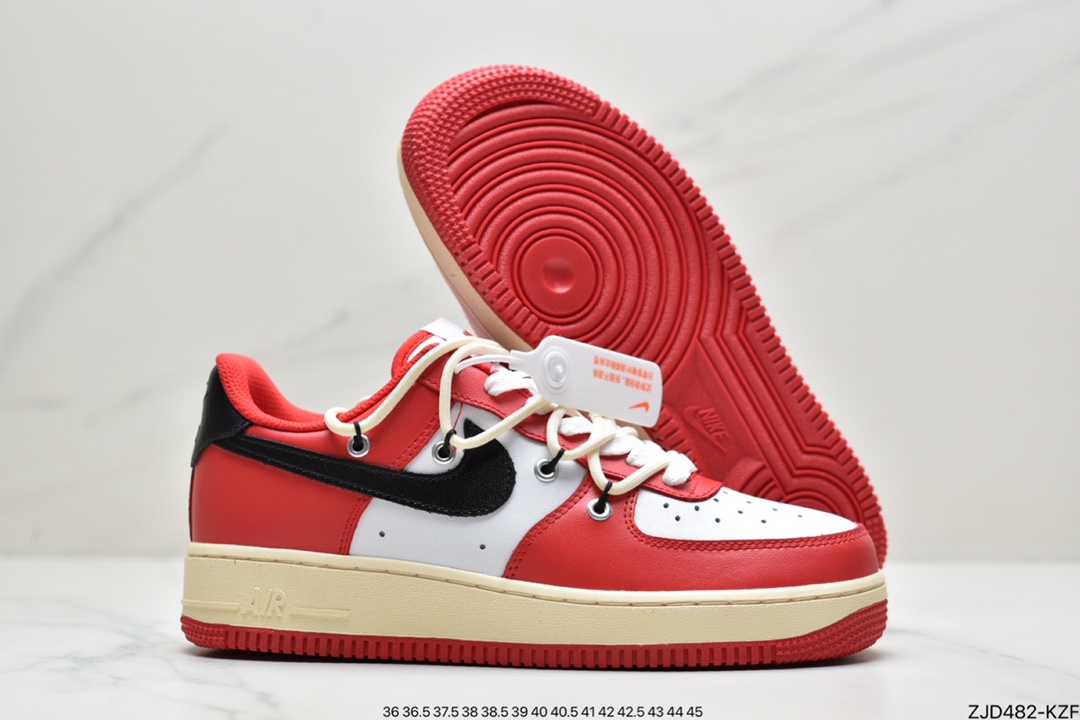 240 耐克Nike Air Force 1 React LV8 中国红 CV1724-106