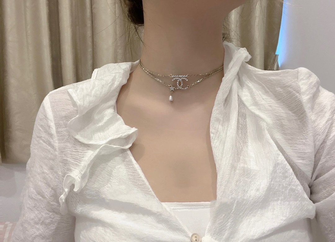 Chanel 香奶奶星星项链 效果图